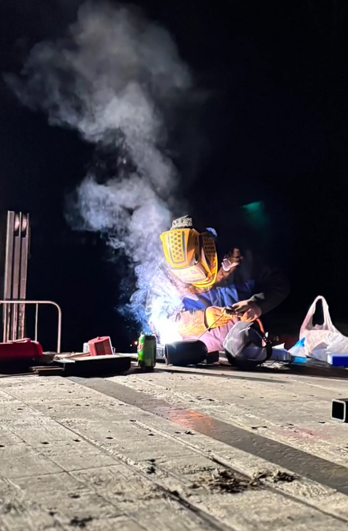 On-Site Night Weld